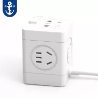 (HD)海锚(ANCHOR) HM-105L 魔方 4插位 1.5米 带开关 接线板(计价单位:个)