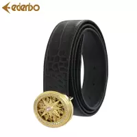 爱登堡(Edenbo)时来运转鳄鱼纹皮带
