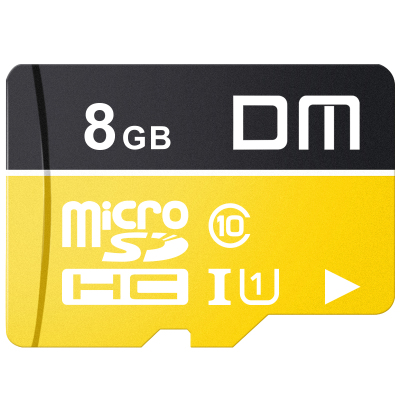 DM 8GB TF卡（MicroSD）存储卡 C10 TF-U1金色系列 行车记录仪安防监控摄像头专用高速内存卡