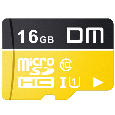 DM 16GB TF卡（MicroSD）存储卡 C10 TF-U1金色系列 行车记录仪安防监控摄像头专用高速内存卡