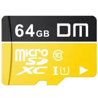 DM 64GB TF卡(MicroSD)存储卡 C10 TF-U1金色系列 行车记录仪安防监控摄像头专用高速内存卡