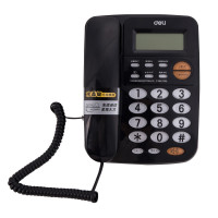 得力(deli)780电话机J(黑色 白色)(台)得力780