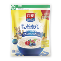 西麦(SEAMILD) 纯燕麦片1480g/袋装 即食免煮 无添加蔗糖谷物早餐健康膳食纤维营养代餐