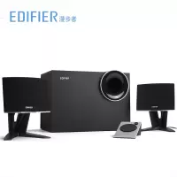 漫步者 (EDIFIER)R201T北美版 蓝牙款 多媒体音箱 2.1声道 蓝牙音箱 音响 电脑音箱 黑色