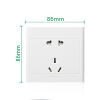 公牛明装开关插座五孔