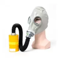 唐唐丰(TF) 面具+导管+7号罐 防毒面具自吸过滤式防毒全面罩 单套装-(套)