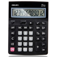 得力(deli)1521A桌面计算器(黑)(台)deli1521A