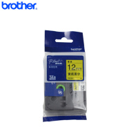 兄弟（brother）TZe-Z631 12mm色带 黄底黑字 适用于兄弟标签机 PT-P700 7600 2700