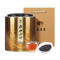 八马茶叶 武夷红茶正山小种 圆罐礼袋装 250克