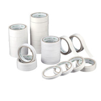 得力30400棉纸双面胶带