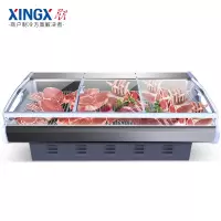 星星(XINGX) 卧式冷柜 熟食柜 鲜肉展示柜 卤菜柜 食品级不锈钢操作台 280L SC-1500ZX hd