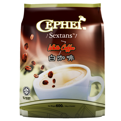 马来西亚进口奢斐CEPHEI六分仪白咖啡三合一速溶咖啡粉15条600克