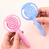 得力6069 学生棒棒糖剪刀(5把/包)