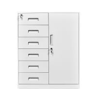 中伟钢制储物柜铁皮柜文件柜财务办公柜资料柜档案柜小六斗矮柜