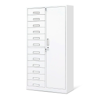 中伟钢制办公文件柜铁皮柜资料柜档案储物柜偏12斗(需定制)