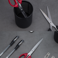 得力不锈钢家用剪刀办公便携手工裁缝剪工业剪纸 10把起