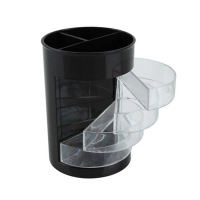 齐心（COMIX） 塑料多功能笔筒 商务办公用笔筒 收纳筒 B2101 多功能笔筒 DMS