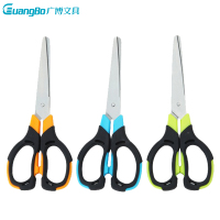 广博(GuangBo)JD8228 170mm剪刀 3把 不锈钢 手工剪纸 手工剪纸刀 剪/刀/尺 办公用品 颜色随机