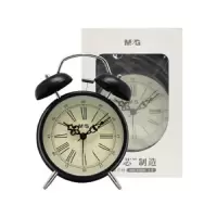 晨光(M&G) ARC92502 学生时尚创意静音懒人闹钟 颜色随机 12cm(单个装)