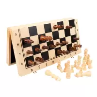 茂楠 双皇后 磁性 国际象棋 (经典黑格/39cm)