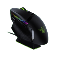 雷蛇 Razer 巴塞利斯蛇终级版-含充电底座 游戏无线多模鼠标20000DPI RGB幻彩灯效 标配