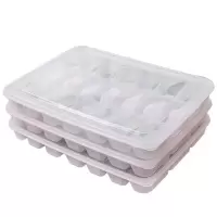 宝优妮 饺子盒速冻冰箱水饺保鲜盒厨房馄饨盒子分层速冻饺子收纳盒 DQ9021-16