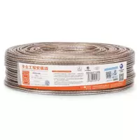 秋叶原(CHOSEAL) 音频线纯铜100芯 100米 金色