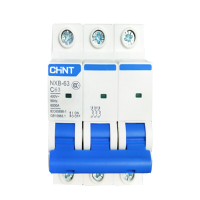 正泰 家用小型断路器 NXB-63 3P D10 空气开关 漏电 断路保护器