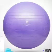 企购优品高档专业防爆瑜伽球75cm加厚PVC材质 配充气筒