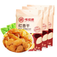 味滋源 红杏干100g*3袋 杏干杏肉果脯蜜饯水果干休闲办公室零食.