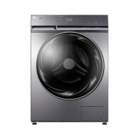 小天鹅（LittleSwan）洗衣机滚筒全自动变频 家用水魔方银离子除菌10kg公斤TG100-1436MUADT钛金色