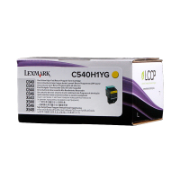 利盟(LEXMARK)彩色激光打印机高容量碳粉 黄色 高容量C540H1YG(约2000页)