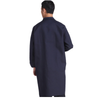 春秋专用蓝大褂 长袖工作服大褂蓝大衣 男女款工装 仓库搬运服 货运工作防尘服