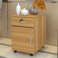 中伟办公柜矮柜文件柜一抽屉一门柜带锁落地式办公桌下小柜子储物柜480*400*650