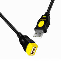 USB延长线 USB2.0数据线延长线 台式机笔记本U盘优盘鼠标键盘网卡读卡器加长黑色1.8米 91(100个起订)