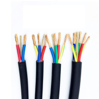 敏达(minda) 国标中型橡套电缆 3+2芯橡套线橡套软线电缆 100米/卷