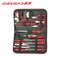 力易得(ENDURA) 19件套电子维修组套 维修组套 手动工具组套五金工具箱 货号E1127