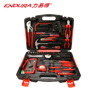 力易得(ENDURA) 52件套电讯工作组套 维修组套 手动工具组套五金工具箱 货号E1413