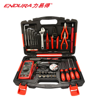 力易得(ENDURA) 34件套电讯工具组套 维修组套 手动工具组套五金工具箱 货号E1420