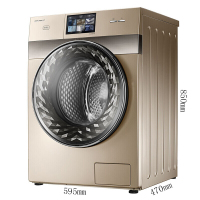 小天鹅8公斤洗烘一体 超薄全自动滚筒洗衣机 比弗利 嵌入式BVL1D80TG6