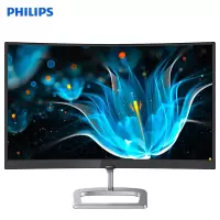 飞利浦/PHILIPS 27英寸 广色域1700R中心曲率 低蓝光屏 不闪爱眼曲面液晶显示器 278E9QSB