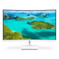 飞利浦 321E1SCW 32英寸曲面显示器75Hz显示屏HDMI电竞游戏液晶电脑屏幕 1500R曲率 LED低蓝光不闪