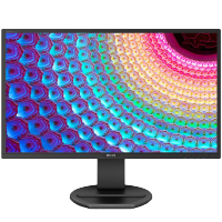 飞利浦241B8QJEB 24英寸液晶显示器IPS绘图设计广色域电脑显示屏窄边框