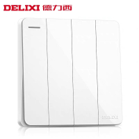 德力西(DELIXI) CD219四开 开关插座面板(单位:只)