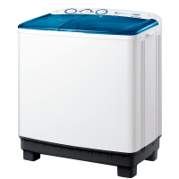 小天鹅(LittleSwan)10公斤大容量 双桶洗衣机 半自动双缸洗衣机家用 TP100VS908 白色
