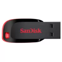 闪迪(SanDisk) 酷刃 CZ50 64GB U盘 黑红 U盘