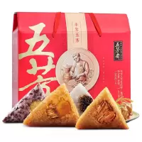 五芳斋 丰年五芳(100克*6只*4袋)猪肉 豆沙 蛋黄猪肉 紫糯栗子各6只 2400克