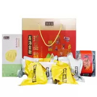 嘉庆斋 端午粽子套装 珍品粽1760g 高汤蛋黄猪肉粽 高汤大肉粽 高汤香菇肉粽 绿豆冰糕 高邮咸鸭蛋