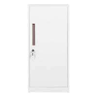 中伟文件柜办公柜抽屉柜矮柜铁皮资料柜储物柜收纳单门柜纯白色