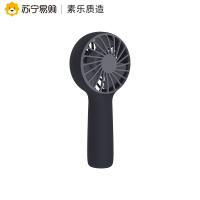 SOLOVE素乐小风扇usb可充电手持学生迷你挂脖挂绳便携式办公室宿舍桌面桌上超静音随身小型口袋手拿握电扇 F6深蓝色